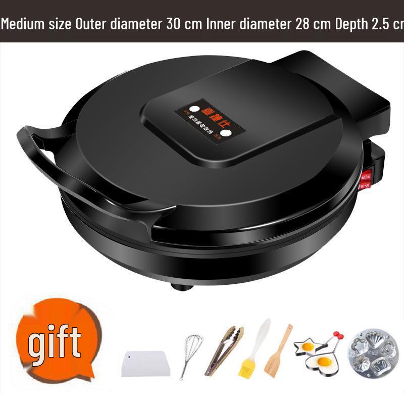 Multi-Functional Electric Griddle: Double-Sided Heating, Enlarged Pancake, Crepe, and Baking Pan for Home Use