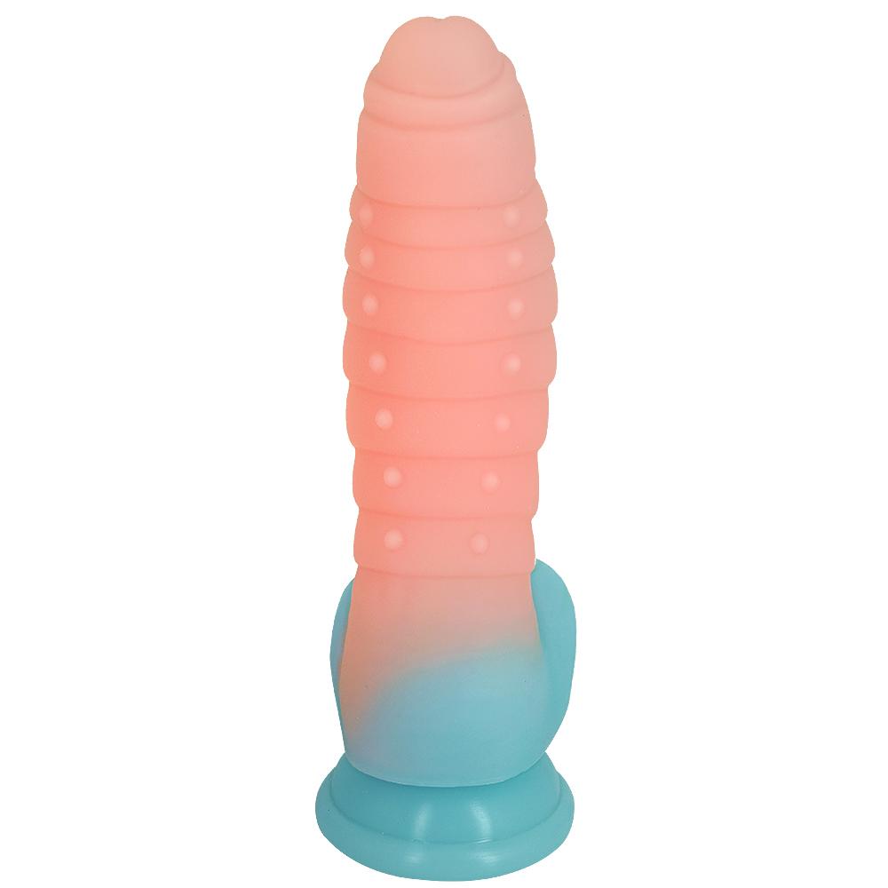 New Luminous Silicone Dildos with Suction Cup Glow In Dark Colorful Penis for Beginners Female Men Masturbator Sex Toy For Adult