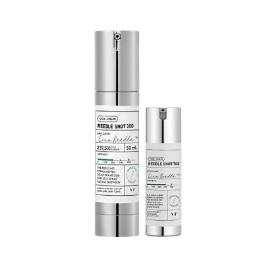 

VT Cosmetics Reedle Shot 300 Skin Booster 50ml + Reedle Shot 700 Intensive Care 10ml Set