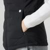 Skechers Solid Color Slim Fit Stand Collar Zipper Down Vest Women Vests Carbon-Black P424W065-0018
