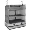 Trending On Social Reazuc Hanger Hanging Portable Travel for Travel and Hospital Stays XL [Currently Media!] Closet, Storage, Closet, Pouch, (Gray,