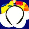 Cappello da Mago Cappello da Clown Arcobaleno Divertente Cappello a Cilindro da Clown per Natale Halloween Cosplay Festa Oggetti di Scena Costume da Clown Regali