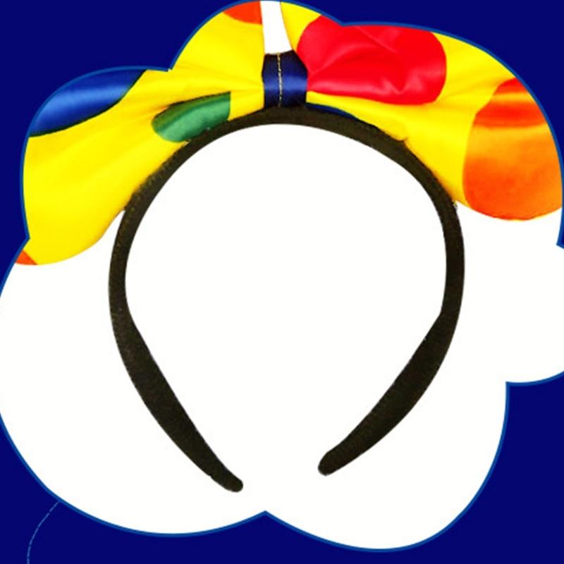 Cappello da Mago Cappello da Clown Arcobaleno Divertente Cappello a Cilindro da Clown per Natale Halloween Cosplay Festa Oggetti di Scena Costume da Clown Regali