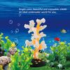 Silicone Luminous Coral Anemone Lifelike Appearance Colorful Silicone Simulation Plant Simulation Fish Tank Ornament Fish Tank