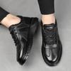 Fashion Casual Black men's board shoes Comfortable and trendy styles Outdoor street leisure walking daily exercise Youth quality shoes