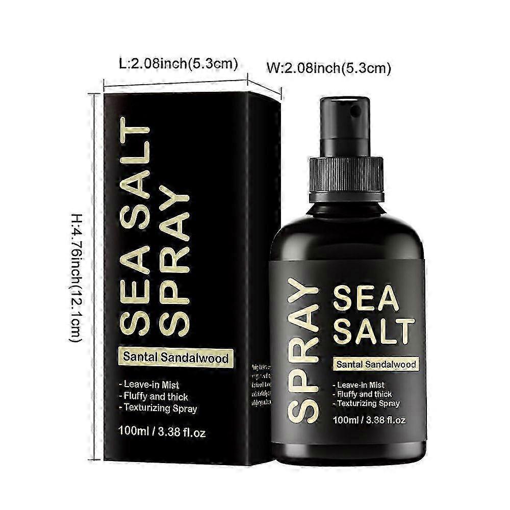 Natural Finish Sea Salt Spray Lightweight Texturizing Spray for Mens Hair Volume