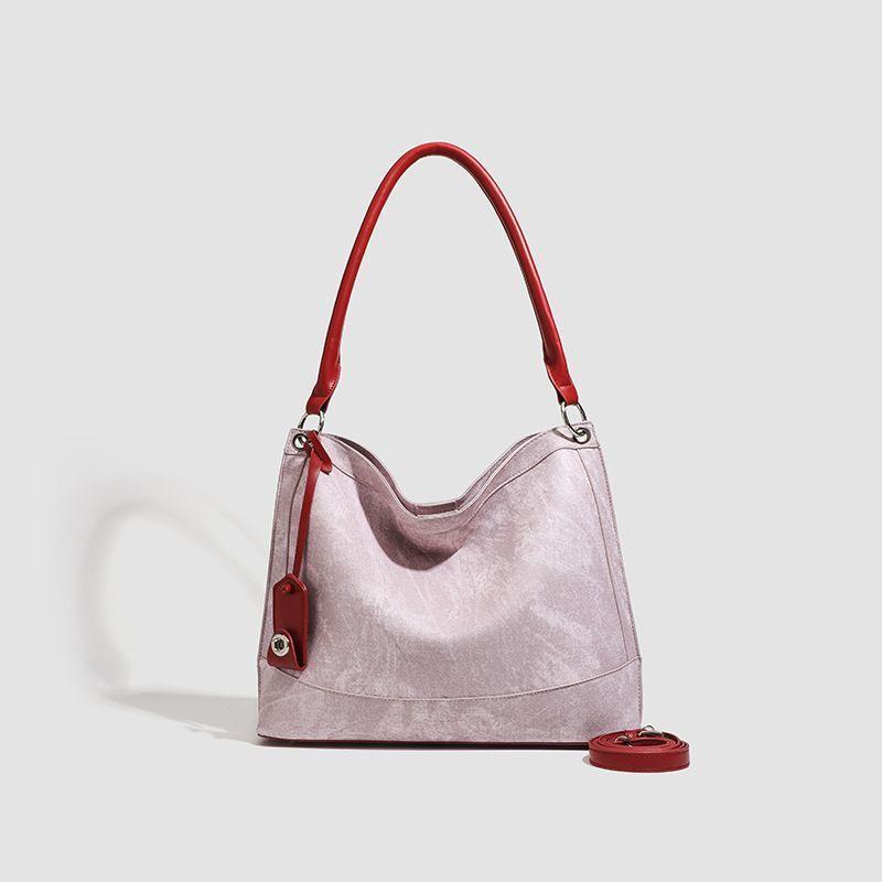 

Dried Rose Pink Tote Bag Women Harajuku Ombre Large Capacity Underarm Bag Ladies Fashion Casual Commute Versatile Shoulder Bags 35x29x11.5cm розовый