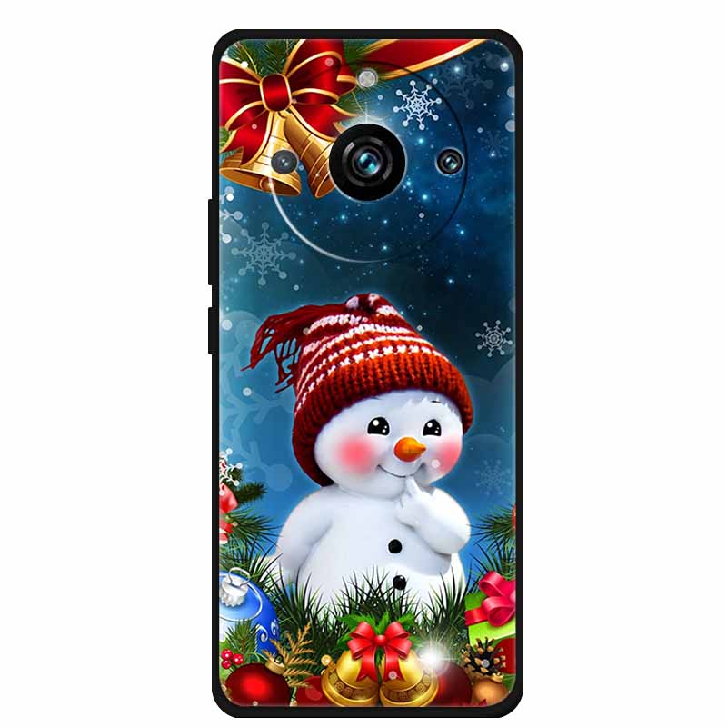 2024 Christmas Phone Cases For Realme 11 Pro Plus Case Soft TPU Silicone For Realme 11 Pro RMX3771 Shockproof Cover Bumper Funda