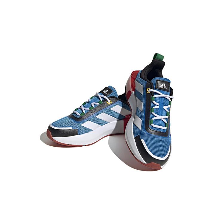 New adidas Tech Runner LEGO X Big Kid 'Shock Blue Red' HP5884