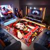 1PC Custom Name Queen's Music Journey Theme Floor Mat Ideal for Living Room, Game Rooms, Office, Bedroom,Floor Mat Playful Design
