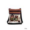 1PC Nation Print Tote Bags Women Shoulder Handbags Postman Package  6962 CLE
