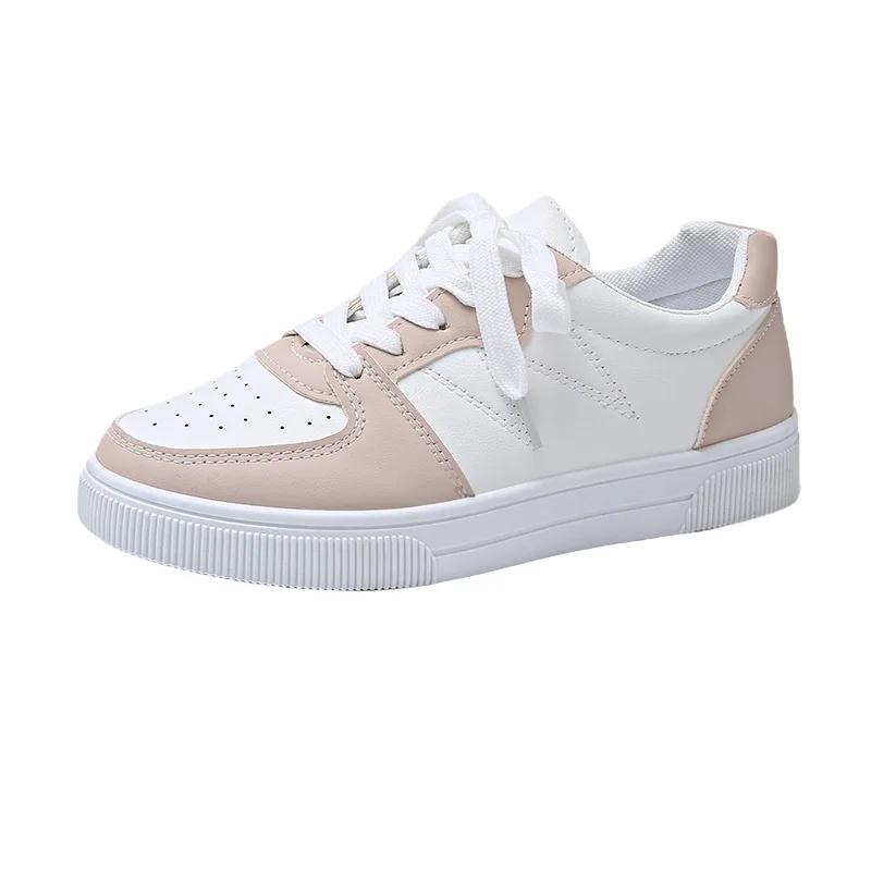 

Fashion Women s Comfortable Breathable Lightweight Thick Bottom Casual Sneakers Spring Summer New Style Bread Shoe Sports Single Shoe 42 розовый