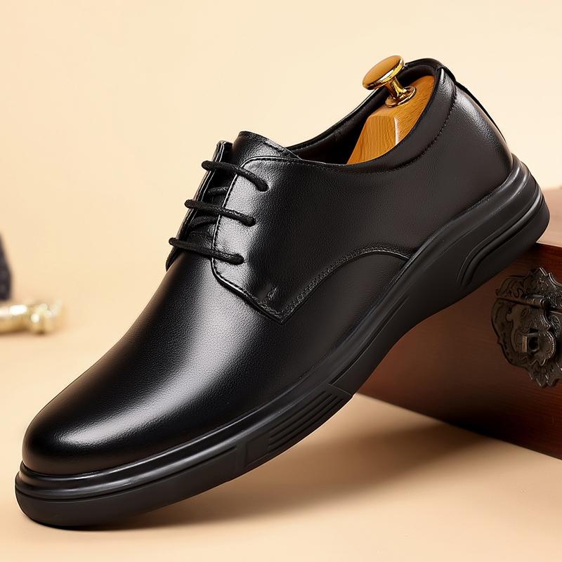 

Модные мужские туфли на шнуровке, броги из натуральной кожи класса люкс 2024, новые модные британские трендовые броги, свадебные деловые туфли для мужчин 44 чёрный