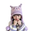 Baby pullover hat cartoon cute woolen hat hat wool men and women in winter thickened and cute fluff children's care