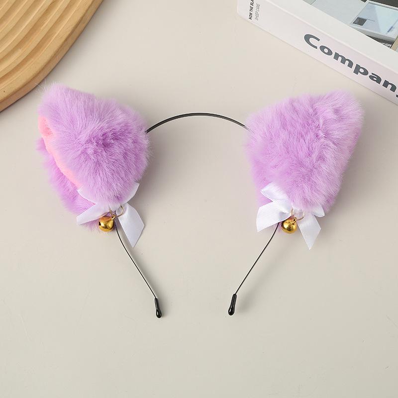 Cute Bell Choker & Cat Ear Headband Set - Cosplay Sweet Maid Atmosphere Accessories