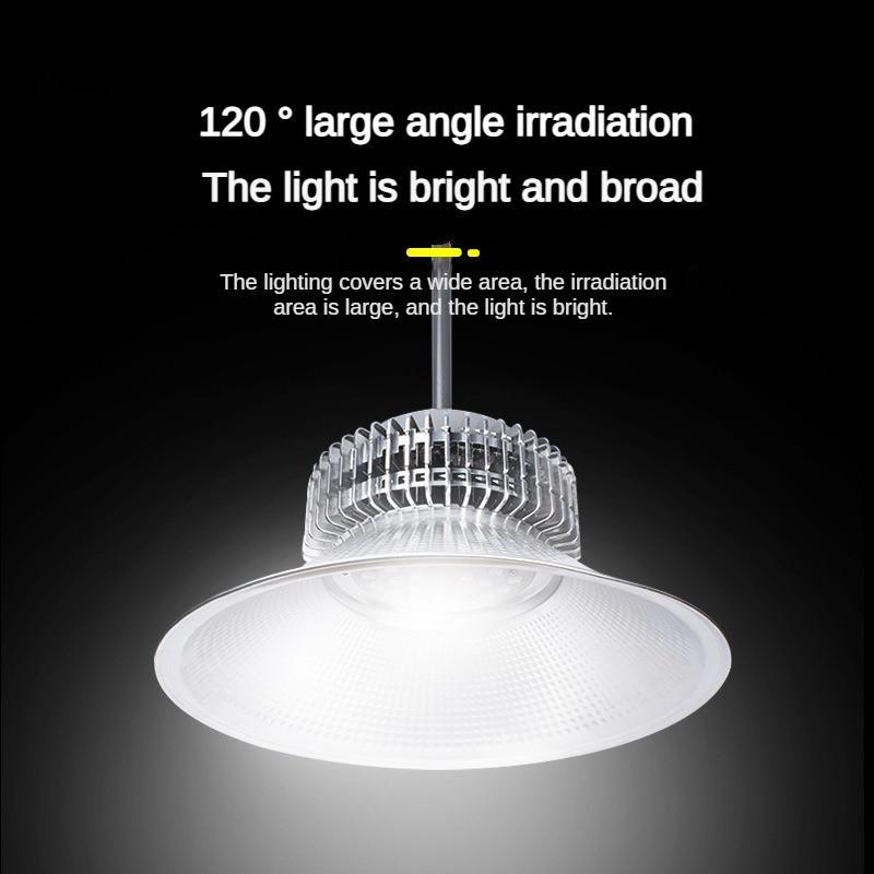 

220В Цеховой Складской Потолочный Светильник Внутреннее Освещение Спортзала Подвесной Светильник Светодиодные Ребристые Промышленные И Горнодобывающие Светильники Type 20