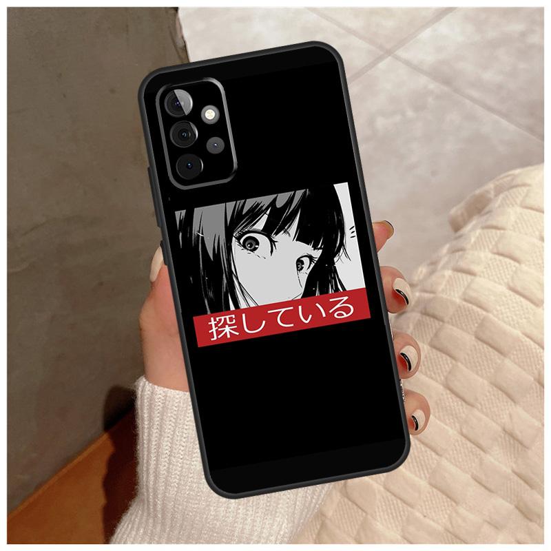 Sad Japanese Anime Aesthetic For Samsung Galaxy A14 A34 A54 A06 A16 A26 A36 A56 A12 A32 A52 A13 A33 A53 A15 A35 A55 Case