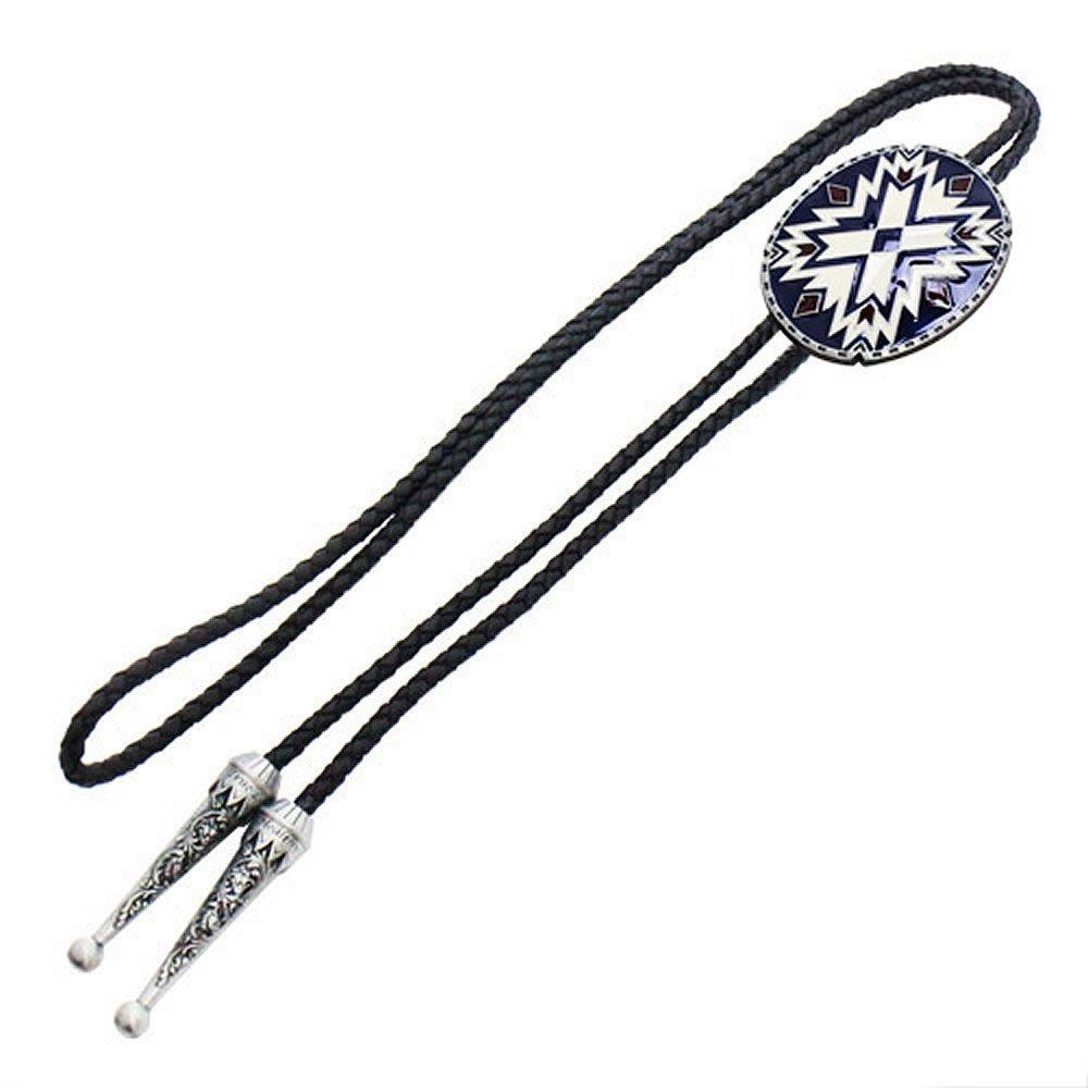 

Галстук темно-синего цвета в западном индейском стиле, галстук-поло, галстук prt0074 [колье-петля]