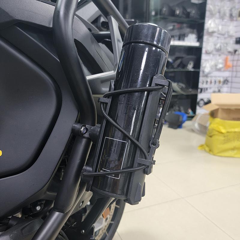 

Motorcycle Water Bottle Holder 22-25MM Protective Bumper Adjustable Hidden Cup Beverage Holder For R1200GS R1250GS R1300GS ADV
