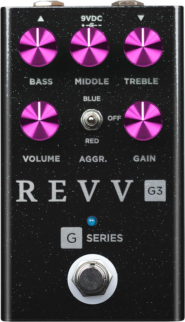 

Revv Amplification G Series G3 Black Sparkle Pedal,