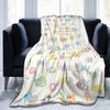 Sumikko Gurashi Cartoon Blanket Shirokuma Penguin Flannel Novelty Soft Throw Blanket for Home Winter Outdoor