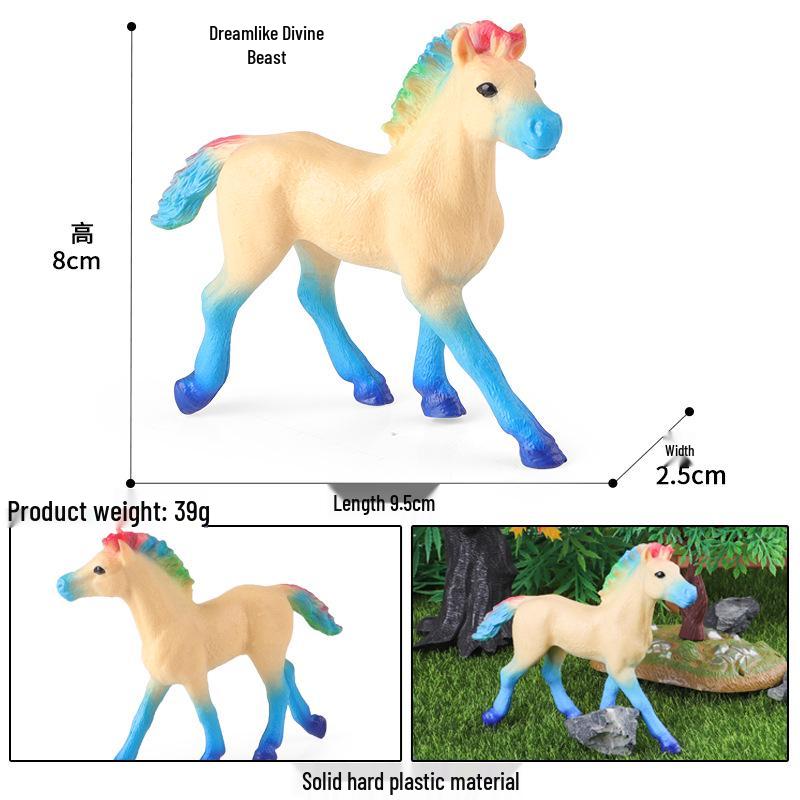 Mysterious Elf Pegasus Mythical Beast Model - Home Decoration Ornament & Gift