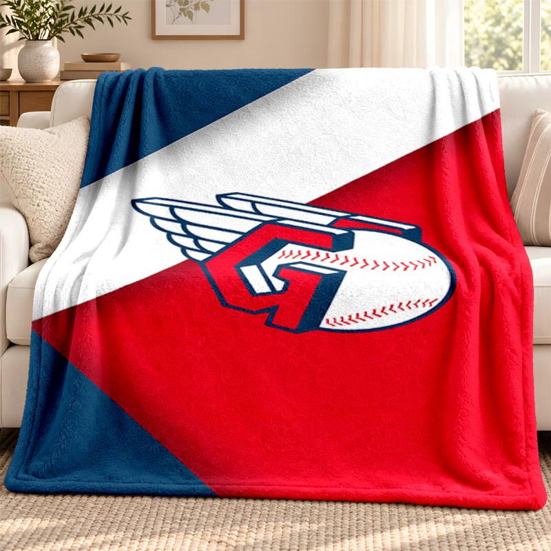 Cleveland Guardians blanket Flannel Blanket Soft Cozy Plush Throw for Sofa Bed Lightweight Home Decoration Outdoor camping