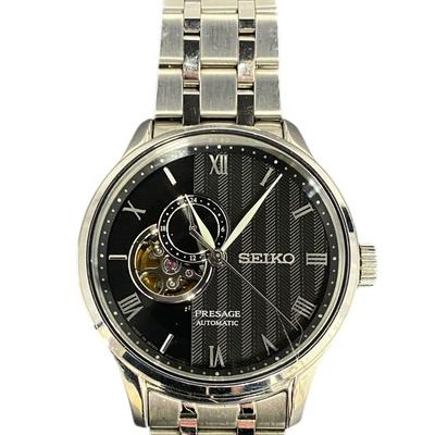 Used Working Item, Presage Japanese Garden Watch, Automatic Winding with Manual Winding, Daily Life Waterproof, Analog, Stainless Steel,