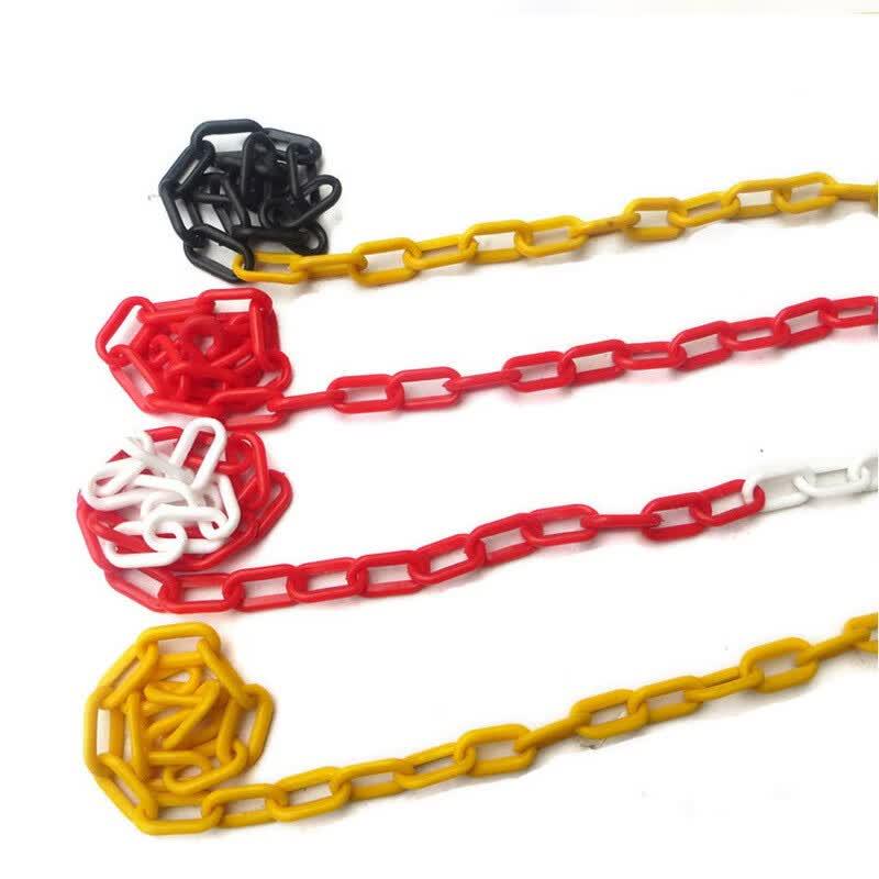 Fuxing Red White Plastic Warning Barrier Chain