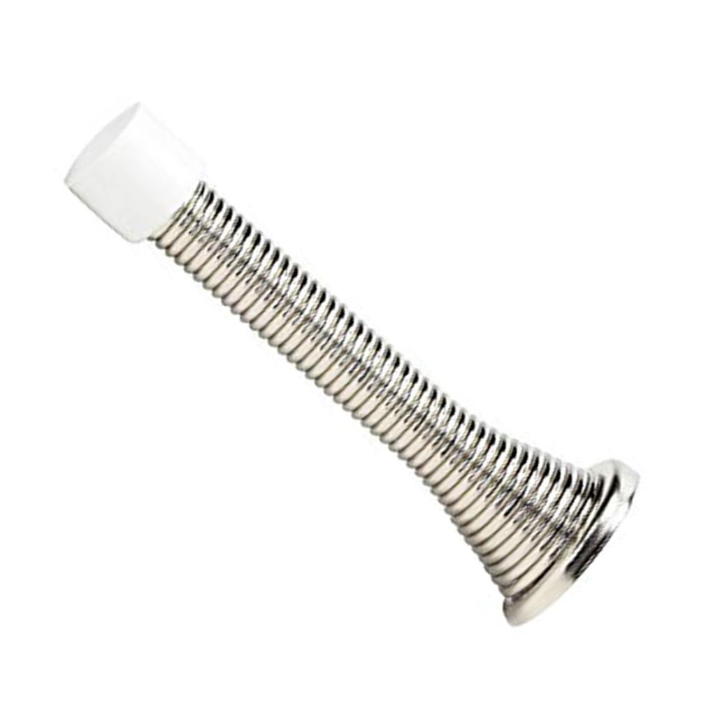 Spring Wall Door Brushed Stop Bumper Heavy Duty Mteal Door Stopper Spring Door Baseboard Bumper