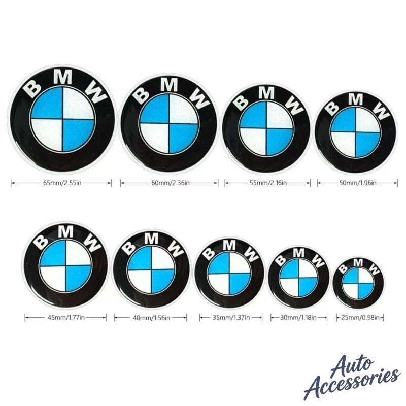 56mm 60mm 65mm Car Wheel Sticker For BMW M3 E46 E90 F30 F10 G20 X5 50th Anniversary Emblem Badge 2Pcs DIY Auto Rim Hub Cap Decal eedc63