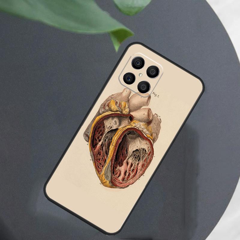 Human Anatomy For Honor Magic 5 6 7 8 Pro Case For Honor 400 200 50 70 Lite X8c X8b X9a X9b X9c X9d Win RT