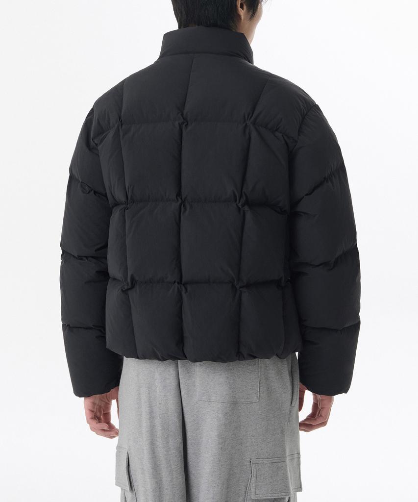 Musinsa Standard Square Quilted Down Puffer Short Padded Jacket [Black]