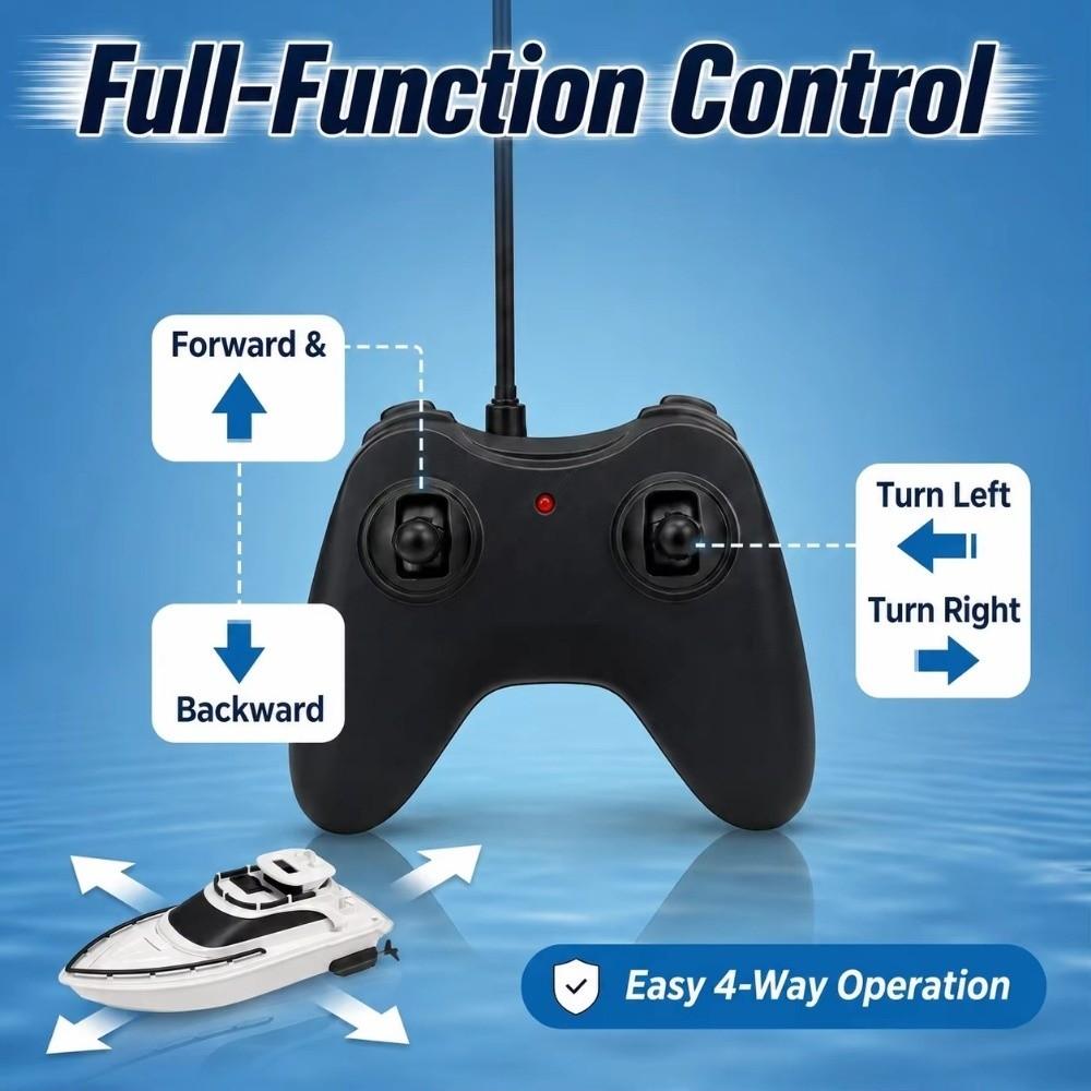 High Speed Remote Control Boat Dual Motor Speedboat Toy Toy Racing Speedboat  Summer Water Pool
