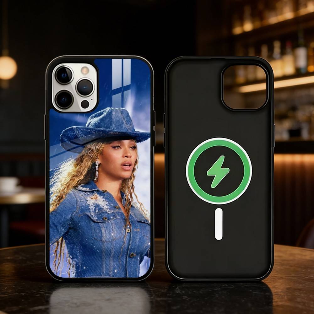 B-beyonce Cowboy Cool singer Phone Case For iPhone 17/16/15/14/13/12/Plus/Pro/Max for Magnetic Wireless Charging iPhone16PRO