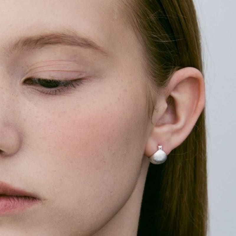 ROAJU [silver925]shimmer sector earring