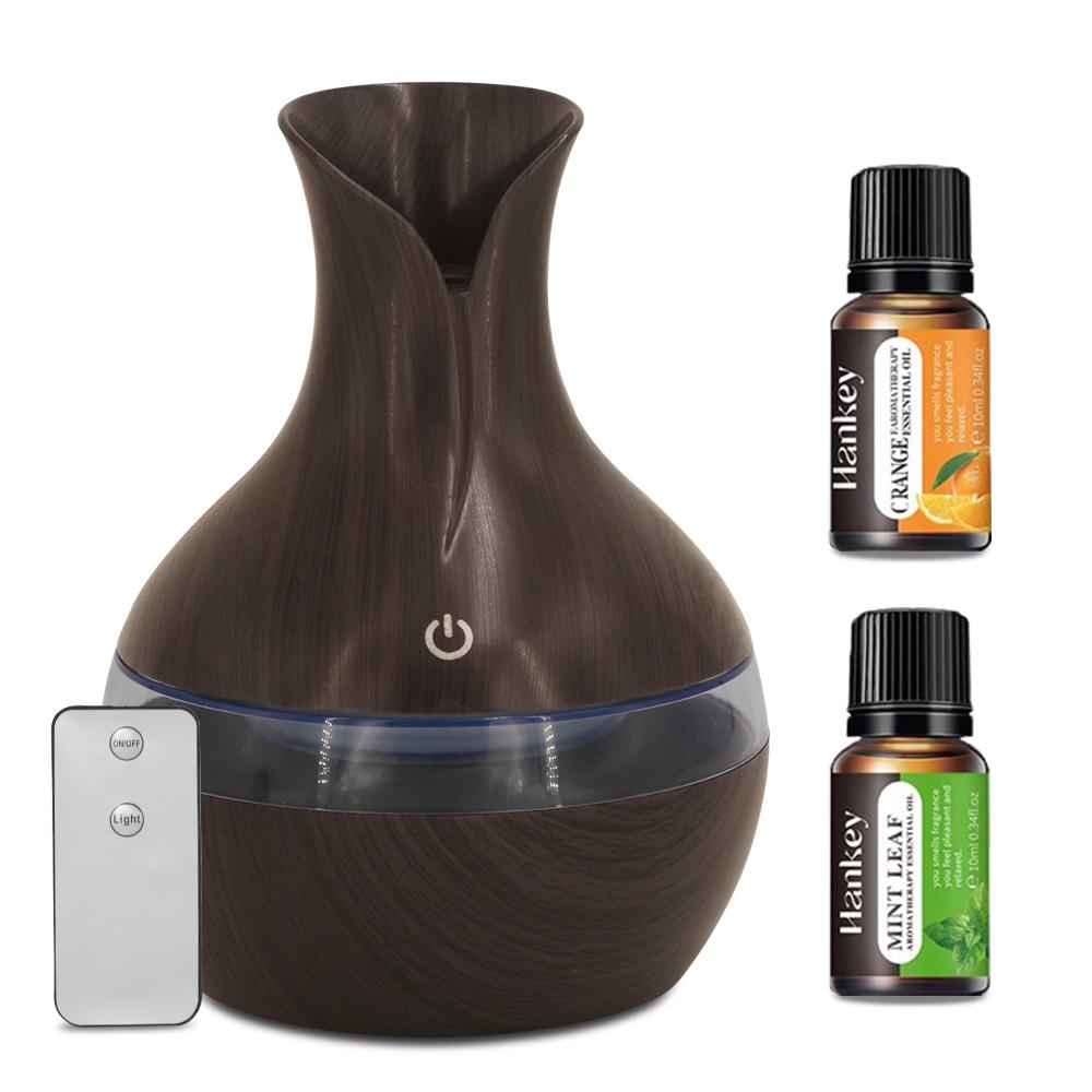 

300ml 2-in-1 Humidifier & Essential Oil Diffuser – Ultrasonic Quiet Mist with Auto Shut-Off&7-Color Night Light for Home/Office 300ml