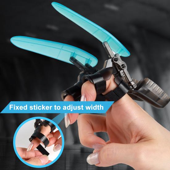 6Pcs Mechanical Retractable Wolf Claw Luminous Kids Adults Expandable Wolf Claw Halloween