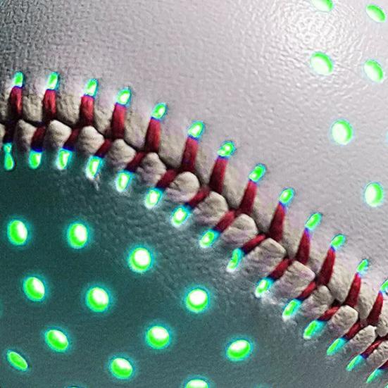 Świecąca baseballowa kolorowa dioda LED Light Up 6 kolorów 2 świecące formy Faux Leather idealna waga akumulatorowa praktyka Baseball zabawka dla dzieci