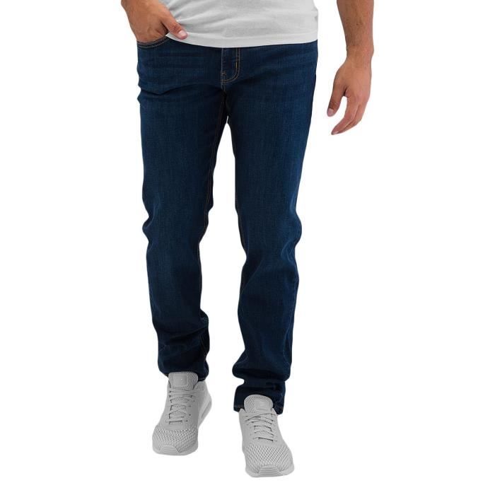 Jeans Homme - Urban Classics - Straight Fit - Stretch Denim - Bleu - Taille Standard