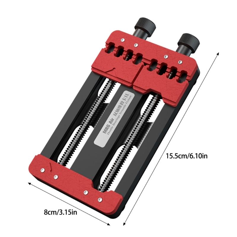 Professional PCB Repair Stand Tool, Adjustable Circuit Board Holder Double Bearing Fixture for Mobile Phones Maintenance