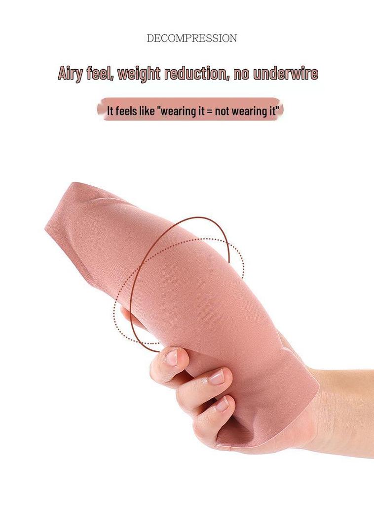 High-Quality Seamless Soft Support Adjustable Wireless Bra for Women