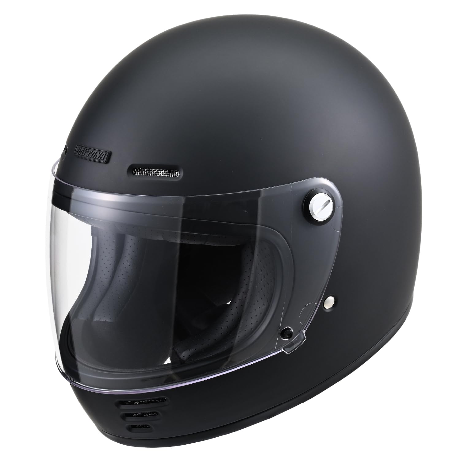 

Daytona Motorcycle SG Classic Air Matte Size M 61121 DN-009CL Full-Face Helmet, Standard, High-Strength ABS, Style, Ventilation/Speaker Holes, Black,