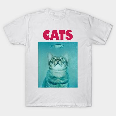 T Shirt Women Cats Harajuku Print Kawaii Tshirt Summer Short Sleeve Female T-Shirt Top Tee