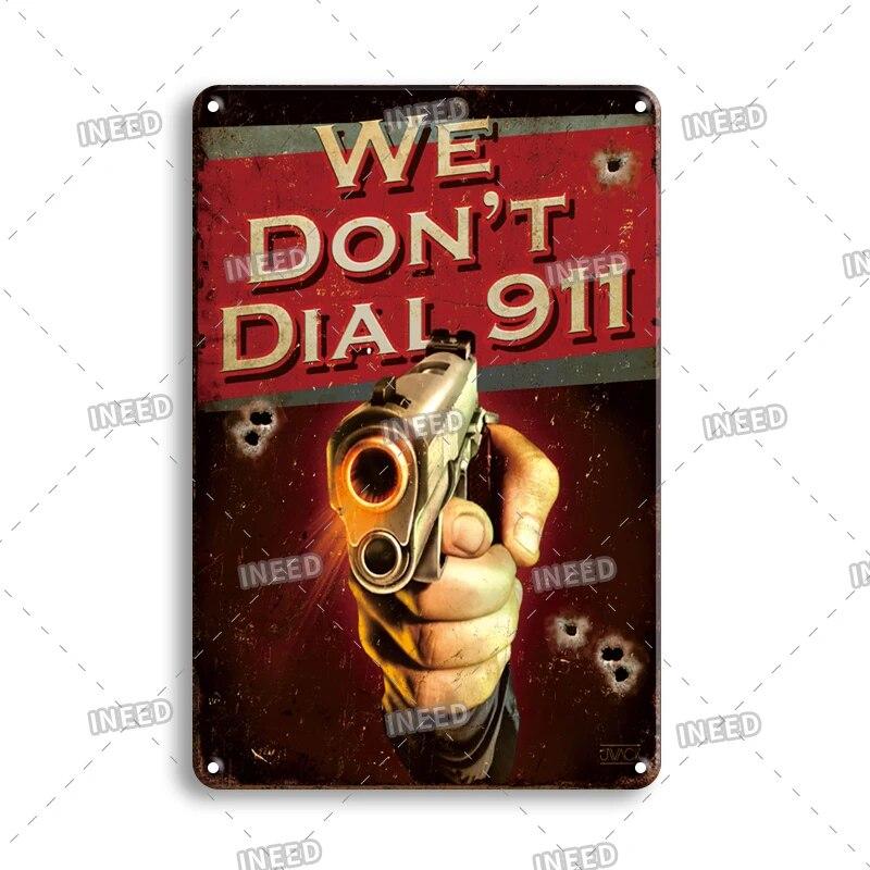Warning Tin Sign Caution Decoraitve Plaque No Trespassing Retro Metal Vintage Plate Garden Man Cave Club Home Shop Wall Decor