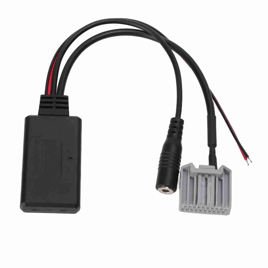 Bluetooth 5.0 Auxiliary Cable Microphone Adapter Kit for IOS 5 5C 5S 6 Plus Replacement for Civic 2006‑2013