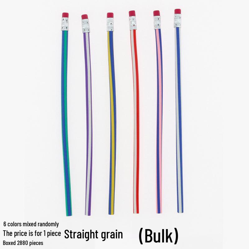 Unbreakable Soft Pencil Novelty: Bendable Toy & Creative Transforming Stationery Gift Default