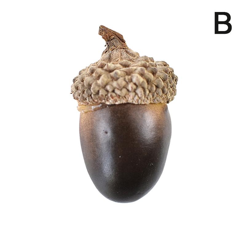 

20 ШТ. Искусственные Мини-Желуди Имитация Фруктов Реквизит Реалистичный Модель Растений Ореха Дуба Поделка Для Дома Кухни Украшения Стола