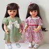 Boneca Bebê Reborn Realista Betty 22 Polegadas Corpo Inteiro Silicone Soft Touch Simulação Boneca com Lindo Vestido Realista Princesa Imitação Boneca Bebê