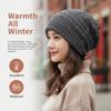 Women'S Beanie Hat Fashionable Chunky Slouch Cap With Elastic Ear Warmers Hand Washable Lightweight For Autumn
